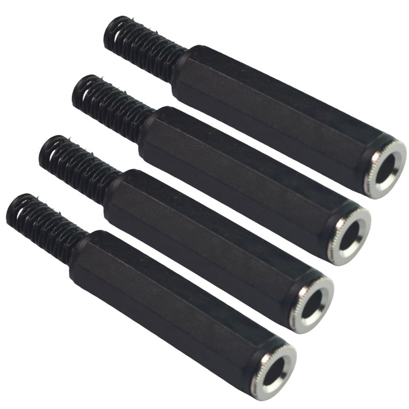 CESS 6.35mm 1/4 Inch Stereo TRS Female Connector Jack - 6.35mm Stereo Jack (4 Pack) - Image 4